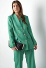 Oversized blazer gold buttons Green thumbnail