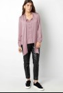 Long blouse bow detail Pink Large thumbnail