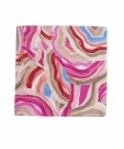 Scarf striped autumn print -pink thumbnail