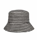 Bucket hat checkerd black  thumbnail