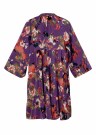 Dress three quarter sleeves Purple thumbnail