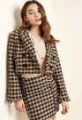 Pied de poule jacket Brown thumbnail