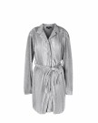 Dress with rib structure Grey  thumbnail