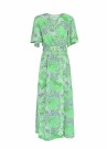 Maxi dress floral green thumbnail