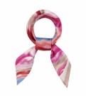 Scarf striped autumn print -pink thumbnail