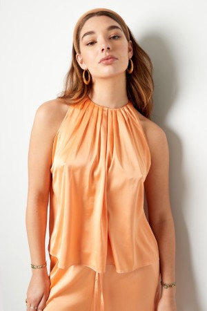 Satin Top Coral