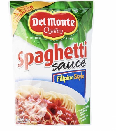 Del monte Spaghetti sauce - filipino style 560g