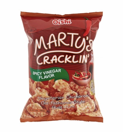  OISHI Martys crackling spicy vinegar 90g