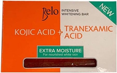 Belo Intensive Whitening Bar Kojic Acid + Tranexamic Acid exfoliate Bar 2x 65g