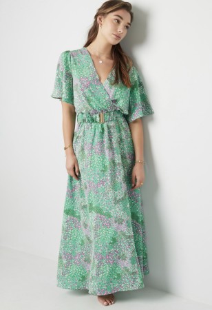 Maxi dress floral green