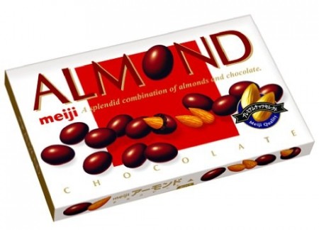 Meiji almond 74g