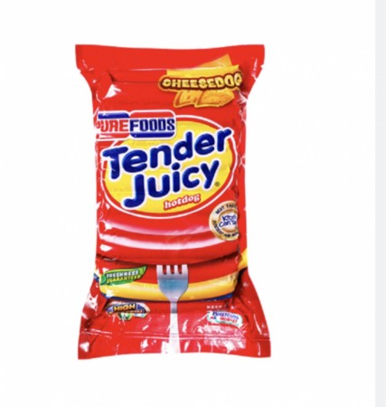 Tender juicy hotdog cheese/classic 500g