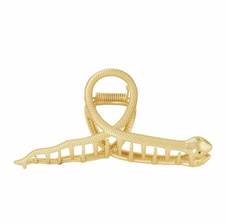 Hair clip snake -Gold