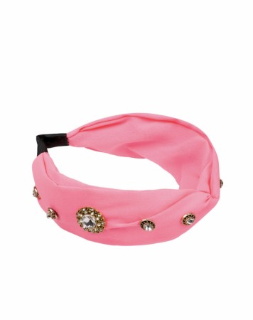 Headband statement stones - Pink