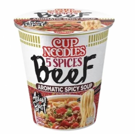 NISSIN CUP BEEF 5 Spices 70G                                 