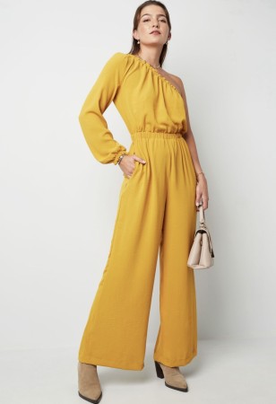 Jumpsuit one shoulder Yellow