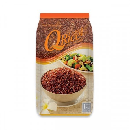 Q-RICE Thai red cargo rice  1kg 