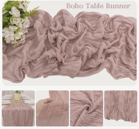 Bohemian bordløper 90x180cm (Leie)