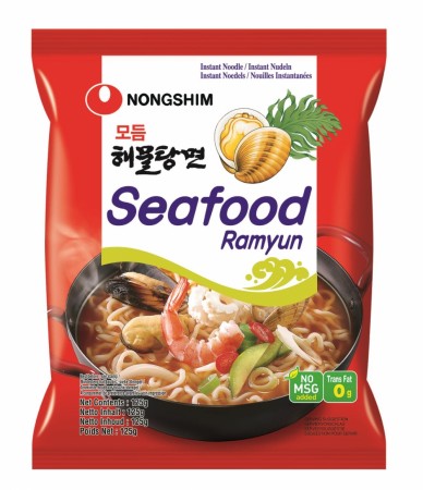 NONGSHIM Instant noodle seafood ramyun 125g pålager 13.juni