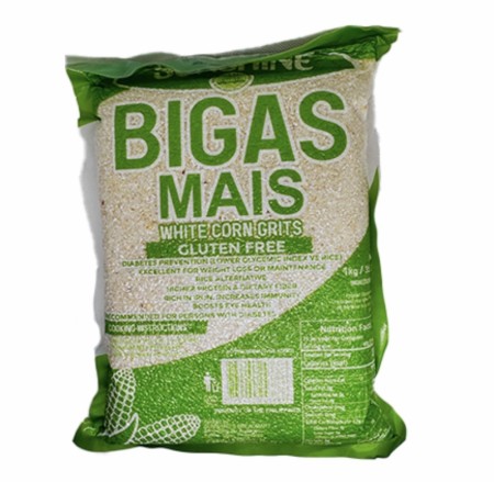 Sunshine Bigas Mais White Corn Grits 1000g forhåndsbestilling‼️ forventet levering v.11-12