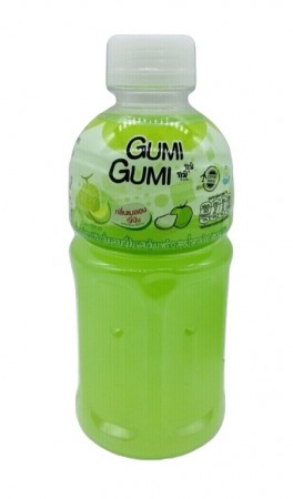 GUMI GUMI MELON JUICE W/NATA DE COCO 320ML 