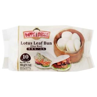 HAPPY BELLY Lotus leaf bun Gua bao 10pcs 400g. BFD 31.mars 2024