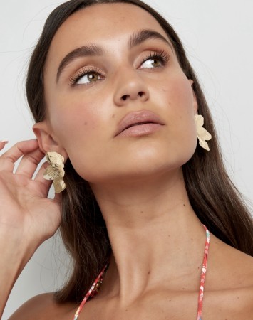 Ear stud butterfly - Gold
