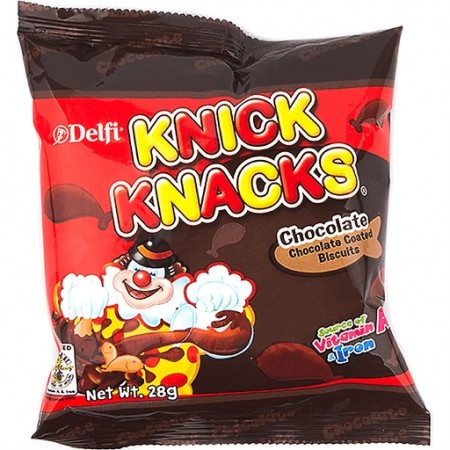 Knick Knacks Chocolate Coated Biscuits 21g 