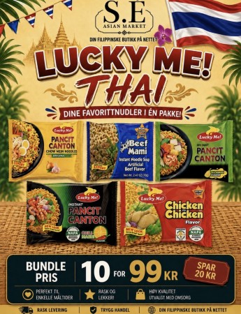 Lucky me thai 10 for 99kr