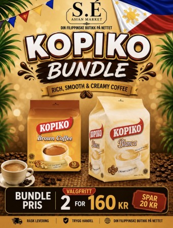 Kopiko bundle 2 for 160kr