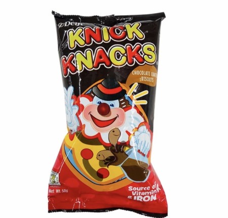 Knick Knacks Chocolate Coated Biscuits 21g pålager 20. august 2026